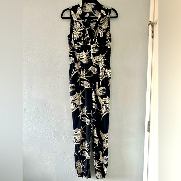 OBEY Worldwide Jumpsuit  Birds of Paradise Floral Size 28 - Picture 1 of 12